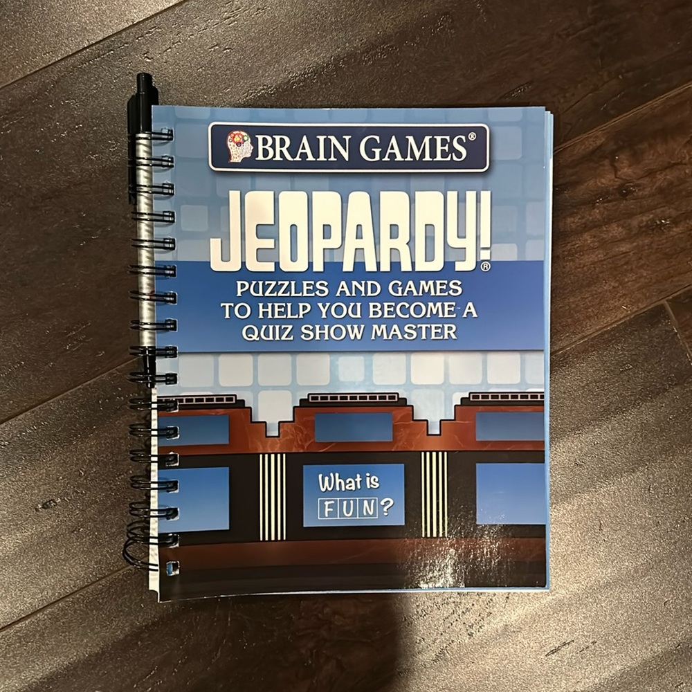Jeopardy Activity Book - Slightly used